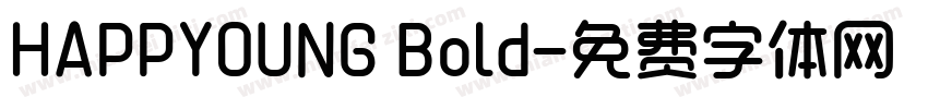 HAPPYOUNG Bold字体转换